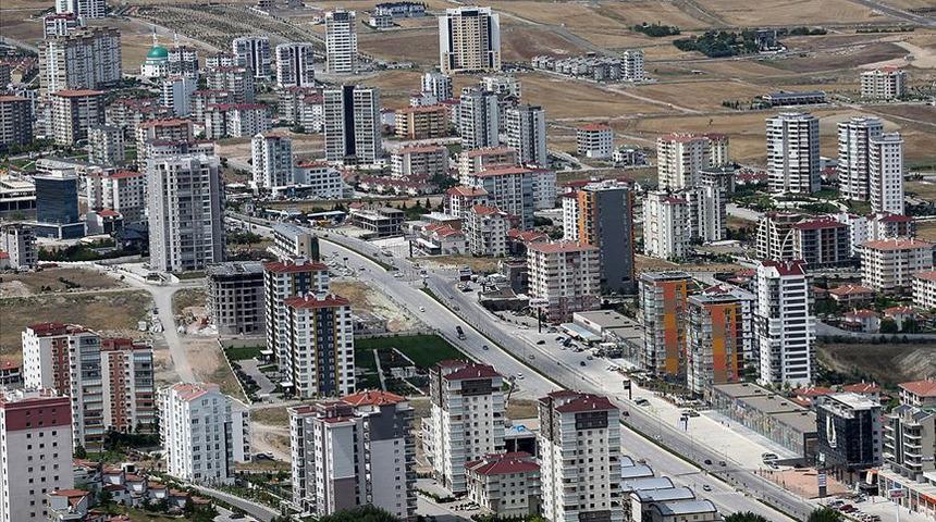 Türkiye Satılık Konut Fiyat Endeksi yıllık reel olarak yüzde 4,62 azaldı