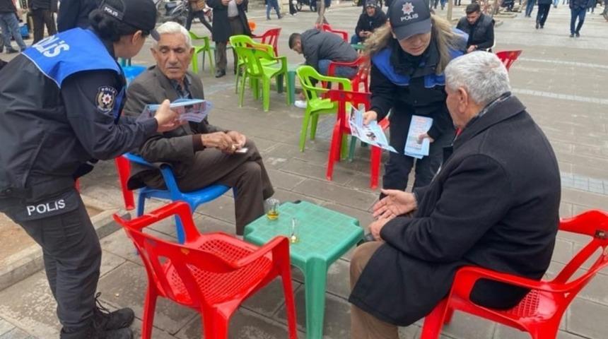 Mardin’de dolandırıcılara karşı broşür dağıtıldı