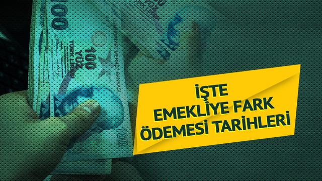 Emekli maaş farkı ödeme tarihleri belli oldu! Kimine 1 kimine 3 ödeme: SGK'dan açıklama geldi