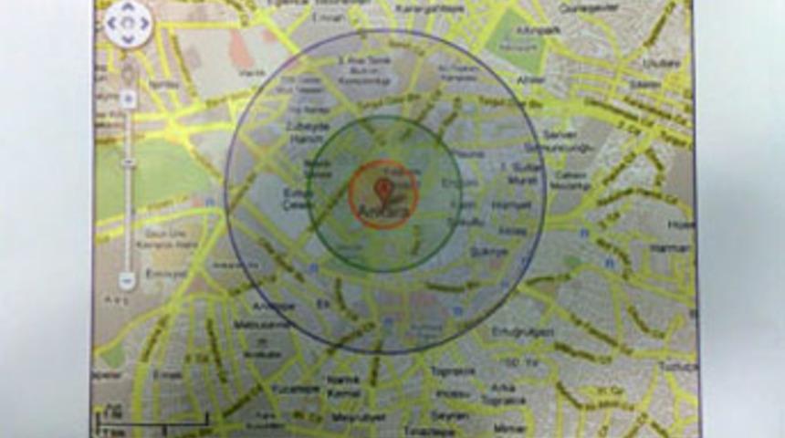 Ankara i&ccedil;in felaket haritası!