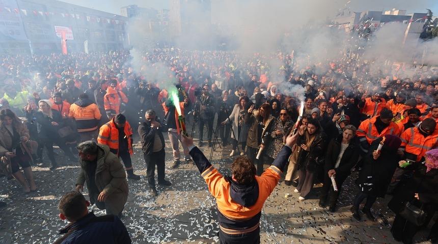 Nilüfer Belediyesi’nde toplu sözleşme sevinci