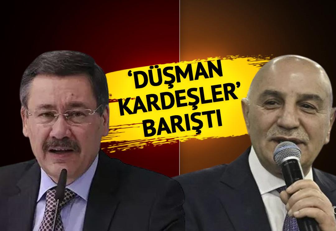AK Partili 'd&uuml;şman kardeşler' barıştı! Melih G&ouml;k&ccedil;ek'le adaylığı a&ccedil;ıklanan Turgut Altınok arasındaki &ccedil;eyrek asırlık buzlar b&ouml;yle eridi