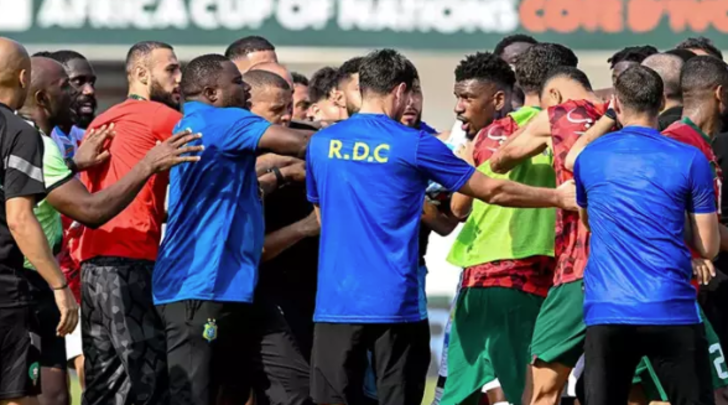 Afrika Kupası karıştı! Beşiktaş ve Galatasaray'ın yıldızları birbirine girdi, kavga tünelde bile sürdü G1