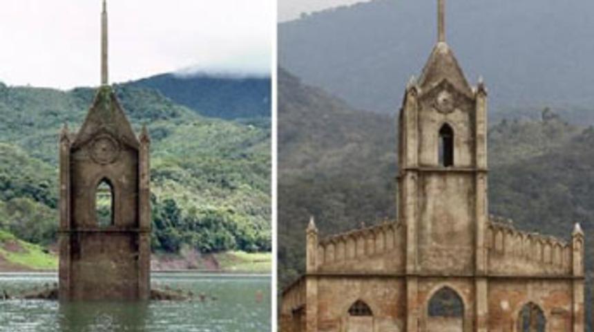 Suların altından kasaba &ccedil;ıktı