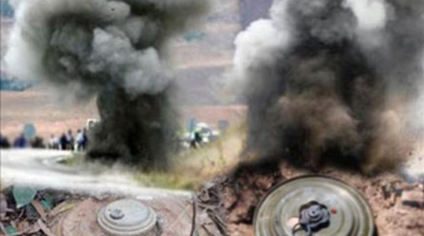 Kahramanmaraş'ta mayın tuzağı