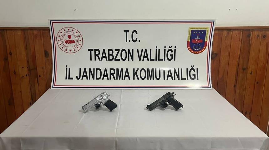 Trabzon'da kurusıkı tabancayla ateş eden kişiye idari para cezası