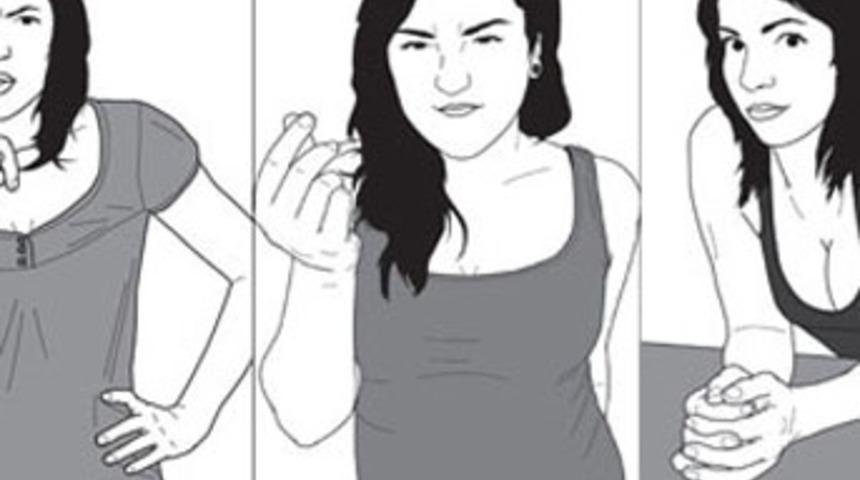 Kadınların v&uuml;cut dili