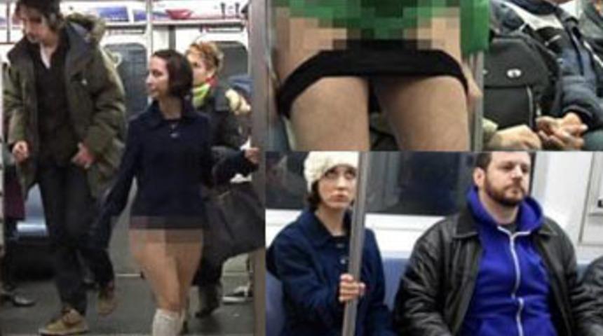 Metroda &ccedil;ırıl&ccedil;ıplak eylem