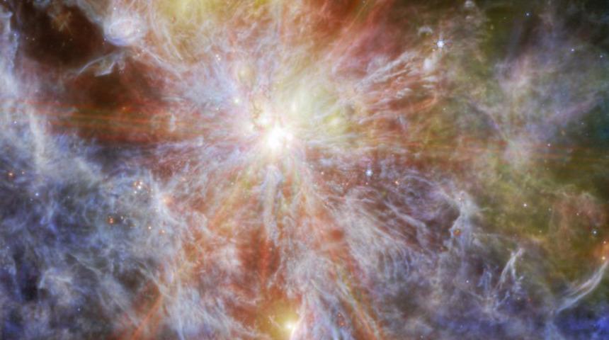 Bir yıldızın oluşum evresi gözler önüne serildi! James Webb Teleskobu yeni bir görüntü yakaladı