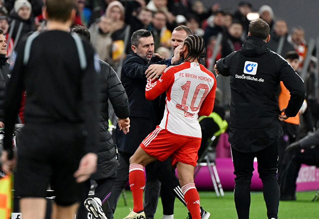 Eski Trabzonsporlu Nenad Bjelica, Sane&rsquo;ye iki kez tokat attı; kırmızı kartla oyundan atıldı!