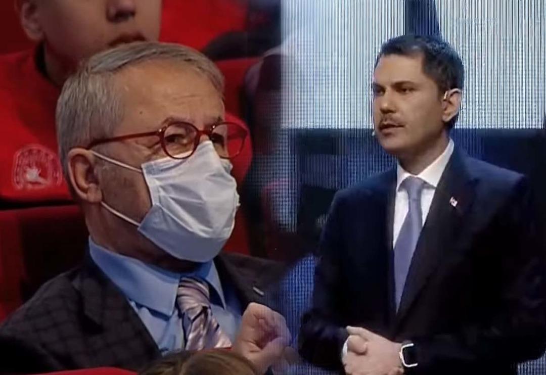 Murat Kurum'un İstanbul projelerini a&ccedil;ıkladığı programa Prof. Dr. Naci G&ouml;r&uuml;r'&uuml;n de katıldığı g&ouml;r&uuml;ld&uuml;