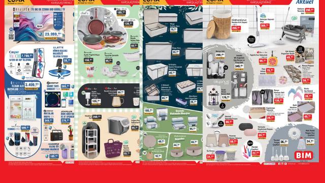 Nostaljik radyodan dans eden kaktüse 25 Ocak BİM Aktüel Kataloğu indirimli ürünleri