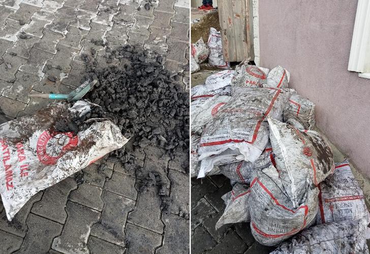Yardım olarak kömür dağıttılar ‘taş’ çıktı! Sosyal medyadan tepki yağdı: ‘Şu rezilliğe bakın! Valimize sesleniyoruz’ G3
