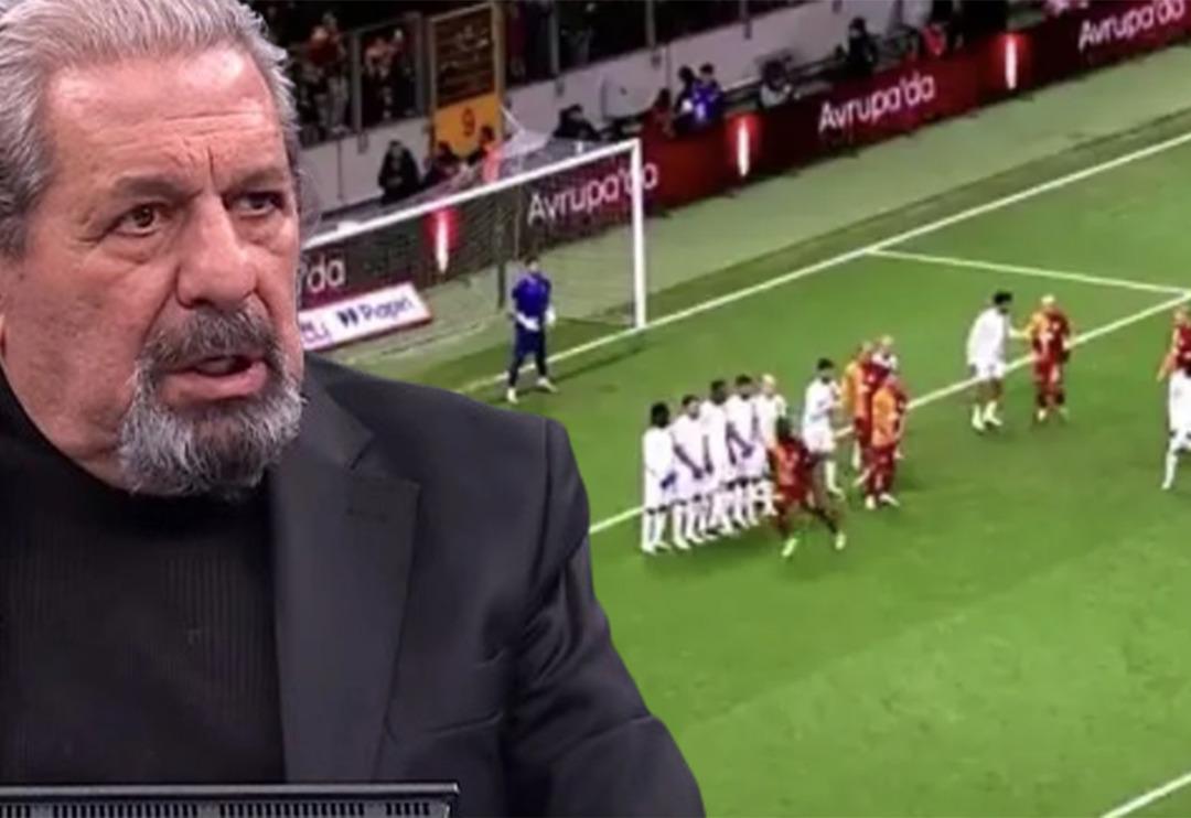 Erman Toroğlu Kerem'in frikik gol&uuml;nde kurdurulan baraja demediğini bırakmadı! "Herkesi aptal yerine koymuş, rezalet"