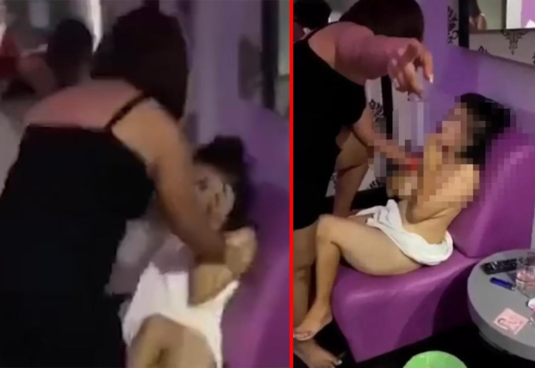 Kocasını genelevde bastı! Ortalığı birbirine kattı... Kocasının cinsel birliktelik yaşadığı kadını tekme tokat d&ouml;vd&uuml;