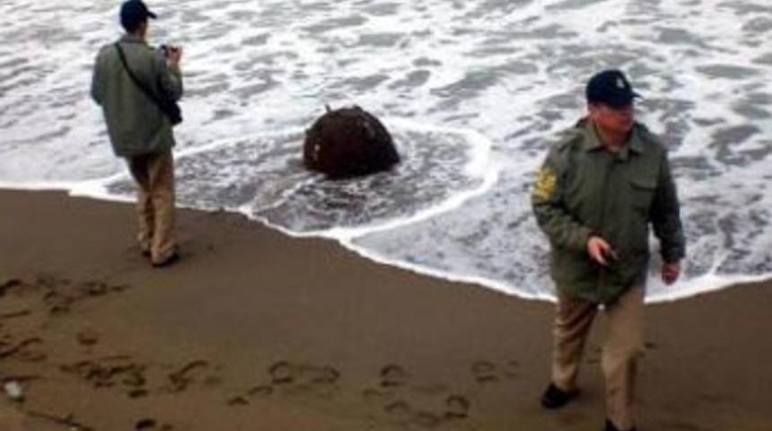 Denizden &ccedil;ıkan bu şaşırtıcı cisim ne?