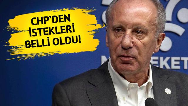 CHP'den Muharrem İnce'ye aynı sertlikte yanıt! İnce'nin isteklerini sıralayıp tepki gösterdi: Olumlu sonuçlansa bu açıklamalar yapılmazdı