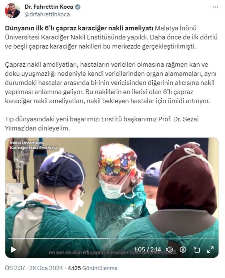 Dünyada bir ilk! Türk doktorlar başardı... 'Bütün dünyadaki hastalara ümit olacak! Amerika'da veya çok gelişmiş ülkelerde gerçekleştirilemiyor' G2