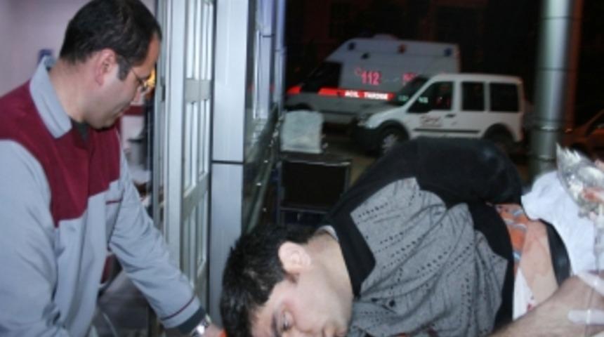Taksiciye bı&ccedil;aklı saldırı