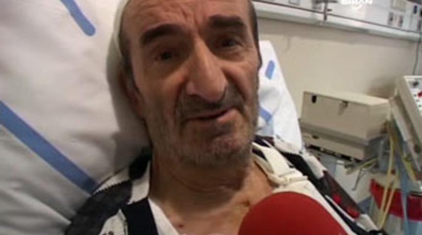 &Ouml;ks&uuml;r&uuml;nce akciğeri g&ouml;ğs&uuml;nden fırladı