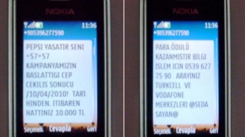 Seda Sayan ismi kullanılarak dolandırıcılık