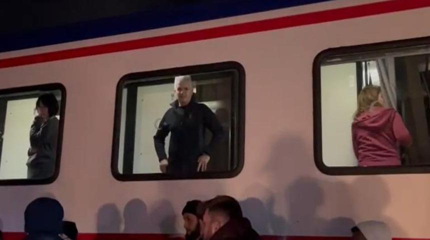 Tekirdağ’da korkutan tren kazası! Beton mikseri ile çarpıştı…