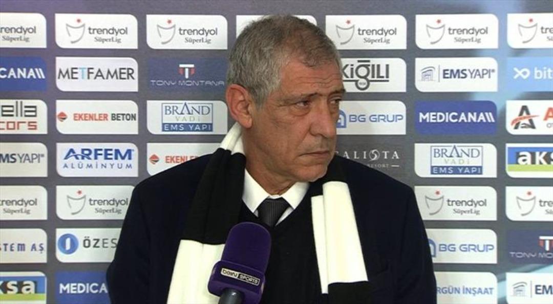 Beşiktaş Teknik Direkt&ouml;r&uuml; Fernando Santos Sivasspor mağlubiyeti isyan etti!