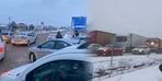 Kar etkili oldu! Ankara-Kırıkkale yolunda çok sayıda kaza meydana geldi