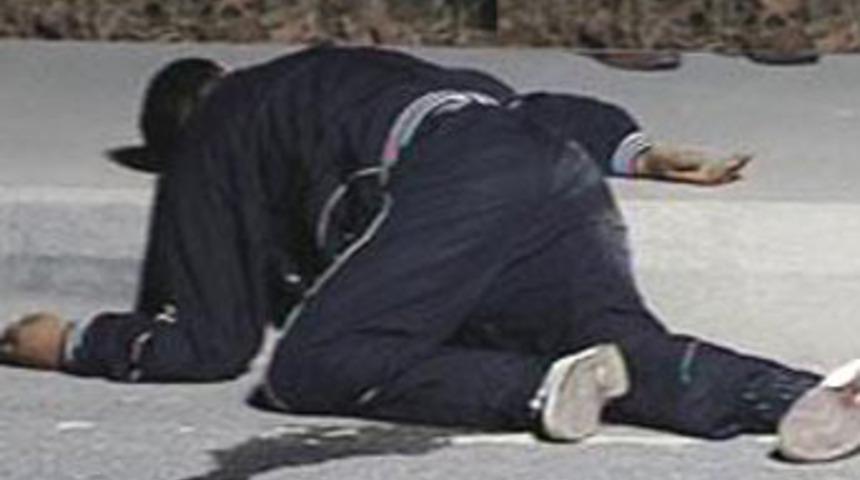 Yol ortasında infaz