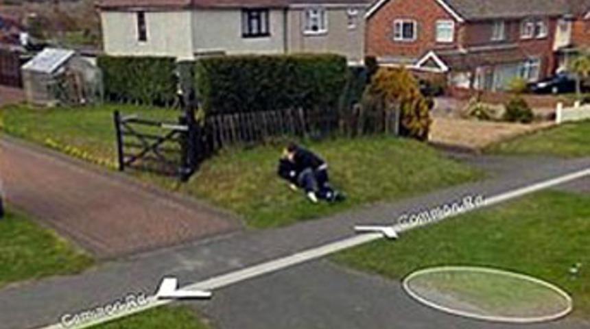 Google kamerasına yakalandılar