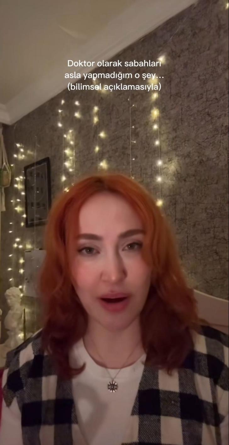 Doktor olarak sabah kalktığında asla yapmadığı şeyi açıkladı! "Eskiden bunu o kadar çok yapardım ki hayatıma olan etkisinden habersizdim" G1