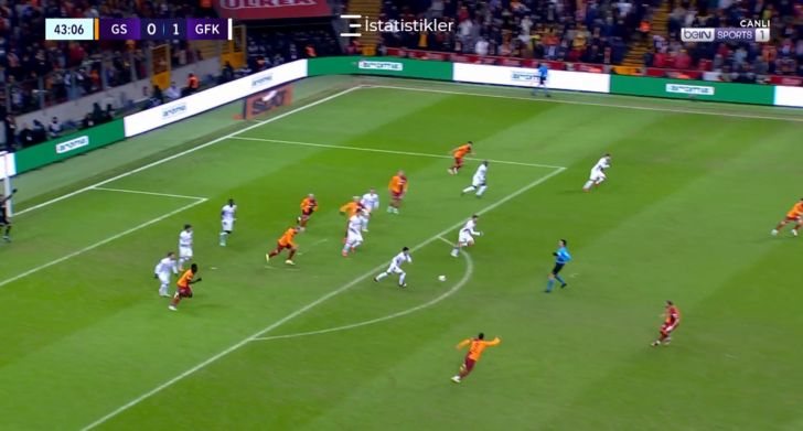 Gaziantep FK karşısında Muslera'yı sahanın ortasında görenler bir anda ne olduğunu şaşırdı!  G2