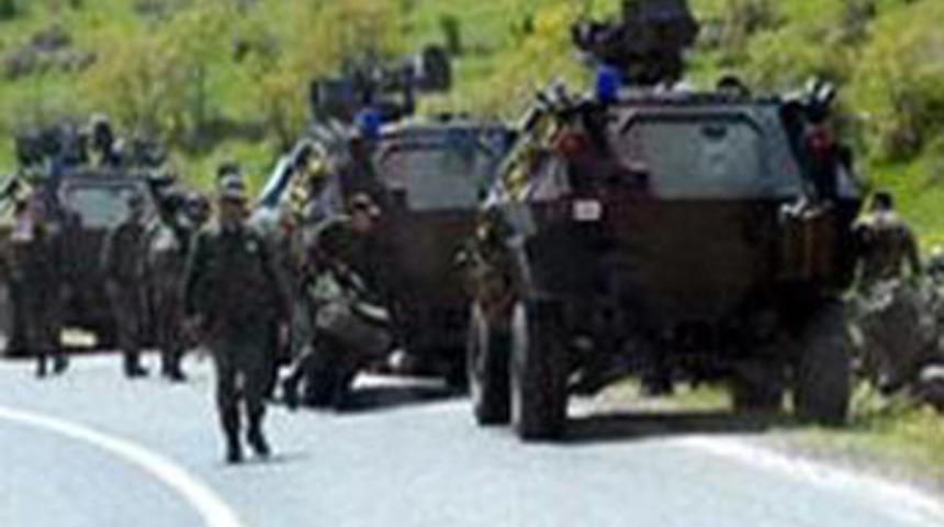 Askeri b&ouml;lgede PKK sloganı