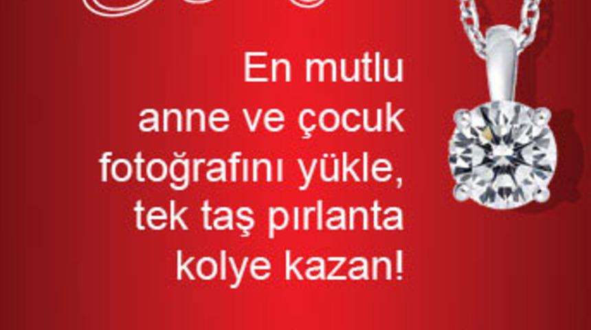 Annenle fotoğrafını y&uuml;kle pırlanta kazan