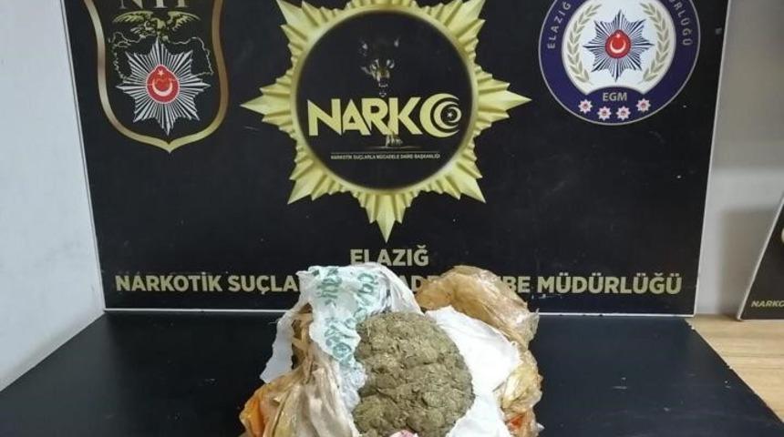 Elazığ’da uyuşturucuya geçit yok: 1 tutuklama