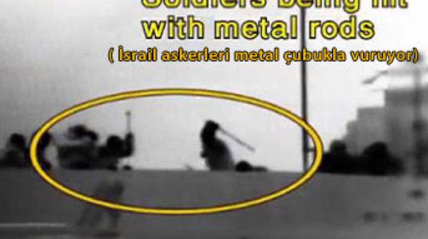 İsrail askerini, tepetaklak edip atmışlar