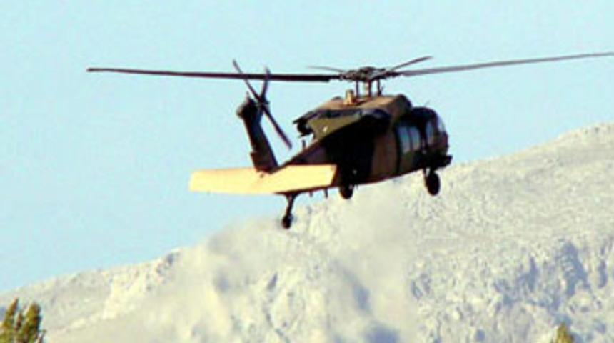 Helikoptere saldırı mı yapıldı?