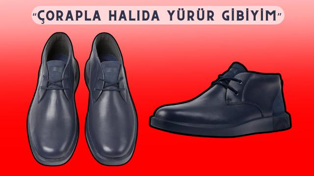 Klasik ayakkabı şıklığını spor ayakkabı rahatlığıyla birleştiren Camper deri bot indirime girdi