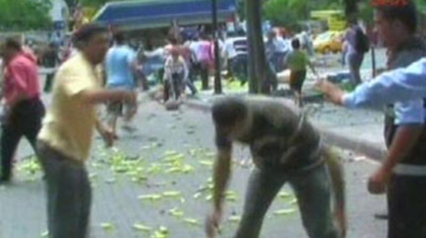 Avcılar'da pazarda isyan