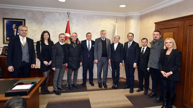 Almanya'nın Ankara Büyükelçisi Schulz, TTSO'yu ziyaret etti