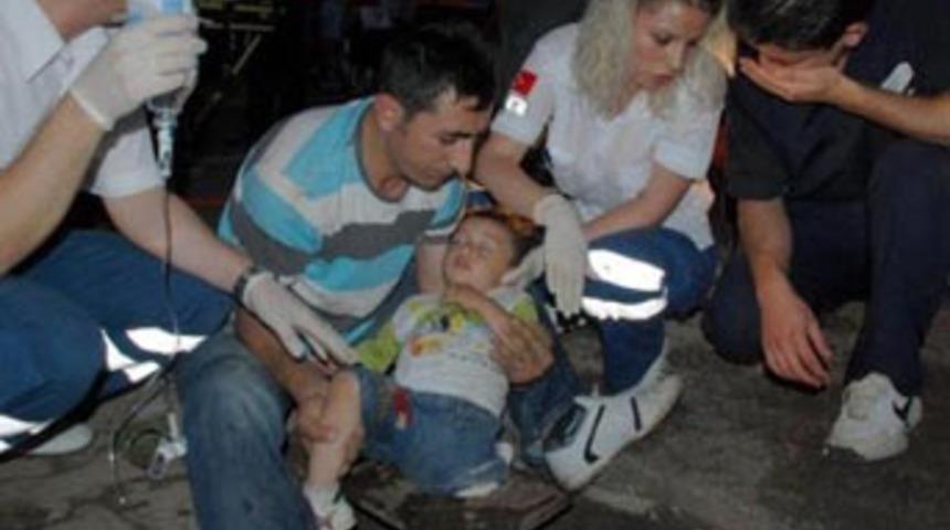 Bacağı boruya sıkıştı, kurtarılmayı bekledi