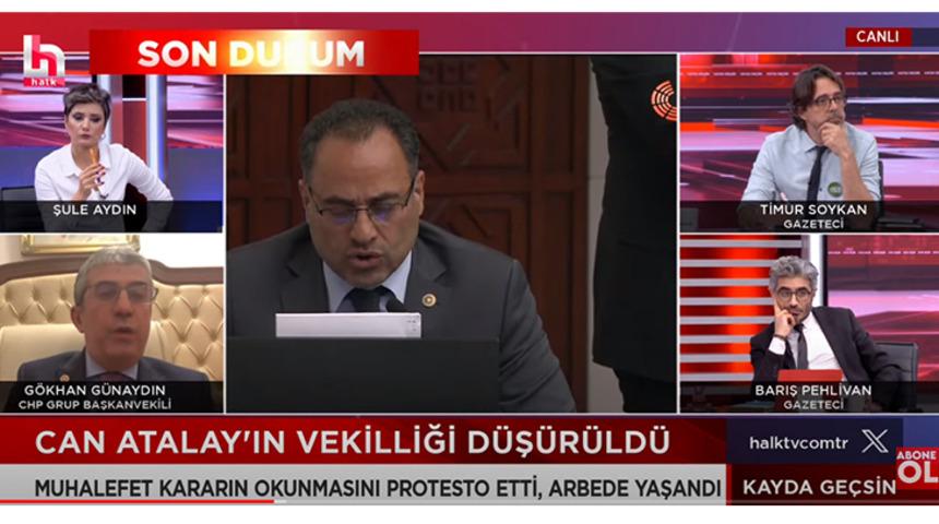 CHP'li Gökhan Günaydın'ın sözleri sonrası Barış Pehlivan'ın tepkisi gündem oldu! Elini masaya vurarak 'Çok büyük haksızlık' dedi