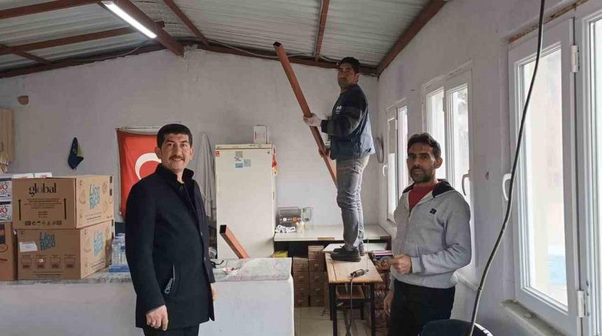 Köyceğiz’de okulların bakım ve onarım çalışmaları yapılıyor