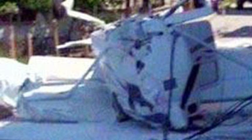 Askeri eğitim uçağı düştü