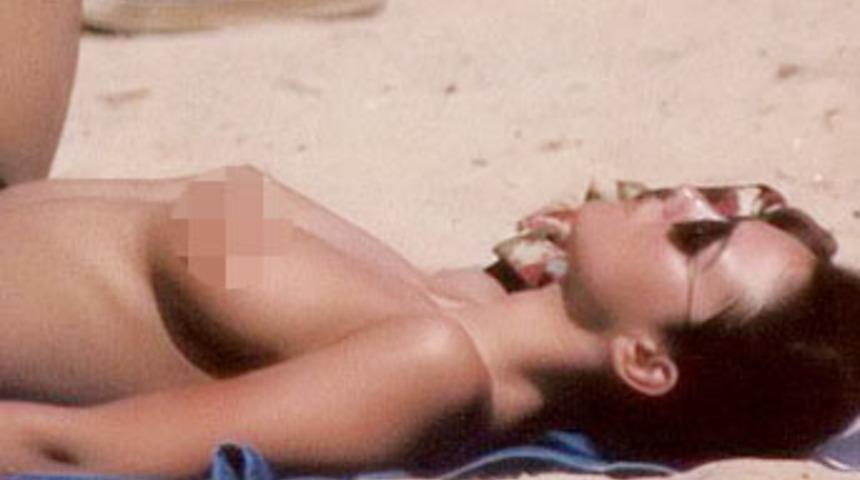 Sahilde heyecan yarattı