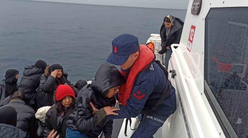 Aydın&rsquo;da yılın ilk ayında 124 d&uuml;zensiz g&ouml;&ccedil;men kurtarıldı