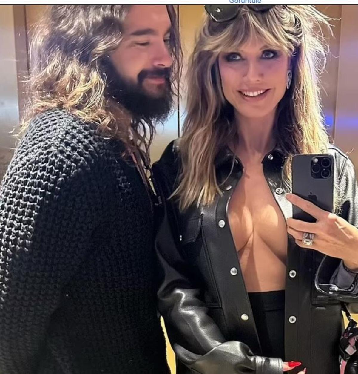 Heidi Klum kendisinden 17 yaş küçük eşiyle yatak odasında