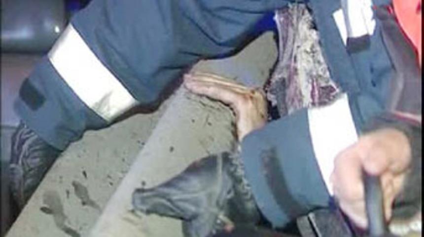 Bariyeri havada tutup yaşama bağladılar