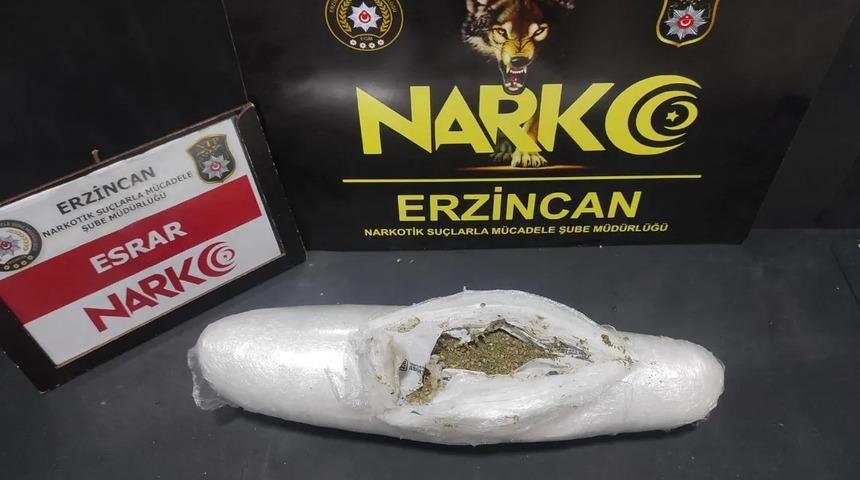 Erzincan'da uyuşturucu operasyonunda 5 şüpheli yakalandı