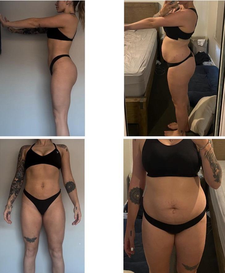 'Herkesin yapabileceği iki basit değişiklikle 30 kilo verdim' Doğumdan 12 ay sonra vücudu tamamen değişti G1